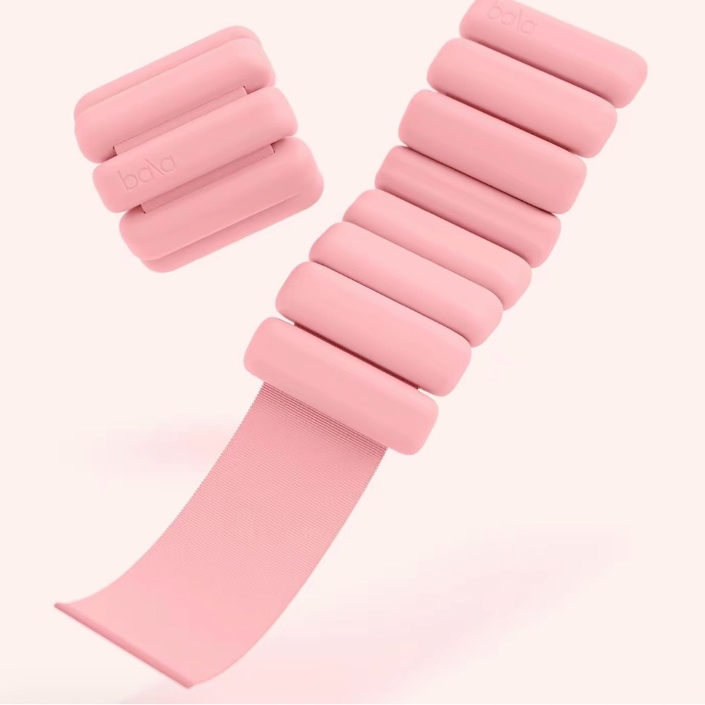 Bala Pink Ankle & Wrist Resistance Weights